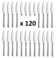 AMEFA sztućce Astoria zestaw 120 nóż obiadowy komplet dla 120 OSÓB do gastronomii restauracji baru pizzerii