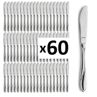 AMEFA sztućce Whisper zestaw 60 NOŻE OBIADOWE tanie gastronomiczne dla 60 OSÓB do baru restauracji stołówki stal 18/0 