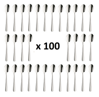 AMEFA sztućce Astoria zestaw 100 łyżeczki do herbaty ciasta  komplet dla 100 osób bez niklu do gastronomii baru kawiarni restauracji