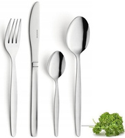 AMEFA tanie sztućce Scandinave zestaw 720 komplet na 120 OSÓB gastronomiczne do baru stołówki HORECA stal 18/0