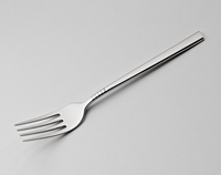 Sztuće GERPOL APOLLO 1 widelczyk do ciasta tortu deserów nierdzewny nowoczesny z wzorem połysk stal 18/10