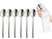 Amefa 6 sztućce zestaw 1170 Metropole komplet łyżeczki do herbaty na 6 osób