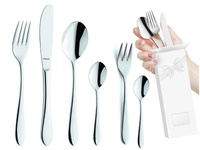 Amefa 36 sztućce 8420 Sonate komplet na 6 osób w tym widelczyki i łyżeczki kawy