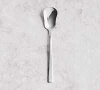 Sztućce Ambition Prato 1 łyżeczka do lodów deserów ciasta nowoczesna prosta gładka bez wzoru nierdzewna ze stali nierdzewnej