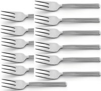 AMEFA 12 GRUBE SZTUĆCE REGENCY 1012 RETRO WIDELCZYKI CIASTA TORTU OWOCÓW