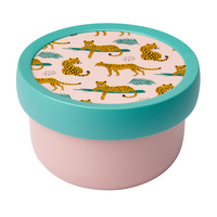 MEPAL Fruit Box pudełko na owoce warzywa przekąski orzechy Campus  Leopard Lampart 300 ml