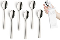 Amefa 6 sztućce zestaw 9065 Aurora komplet łyżeczki do herbaty