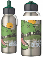 MEPAL butelka termiczna DINOZAUR T-TEX 350 ml stalowa próżniowa bez BPA bidon termos dla dziecka napoje 