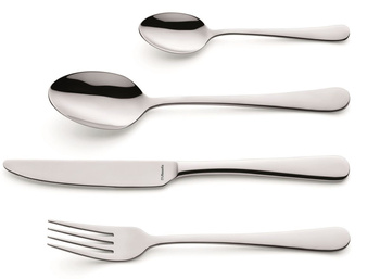 Sztućce Amefa Austin zestaw 40 obiadowe komplet dla 10 OSÓB nierdzewne klasyczne gładkie bez wzoru bez niklu 18/0