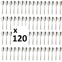 AMEFA sztućce Dakota 120 sztuk zestaw łyżeczki do HERBATY tortu ciasta deserów kawy gastronomiczne komplet do restauracji kawiarni