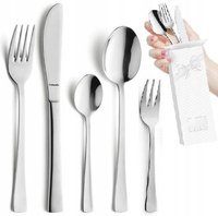 AMEFA ATLANTIC  60 sztućce zestaw z widelczykami do ciasta  komplet dla 12 osób