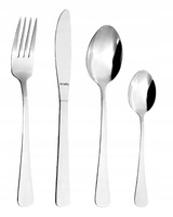 AMEFA LIVORNO 240 tanie sztućce nierdzewne na 60 OSÓB barowe gastronomiczne bez wzoru stalowe bez niklu  18/0