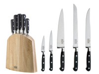 Amefa Richardson Sheffield noże kute V-SABATIER 5 sztuk w bloku K502K20