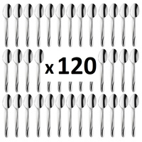 AMEFA  sztućce Whisper zestaw 120 łyżeczki do HERBATY ciasta deserów kawy komplet dla 120 OSÓB do gastronomii restauracji  bez niklu 18/0