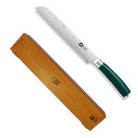 AMEFA RICHARDSON MIDORI NÓŻ DO CHLEBA PIECZYWA ZE STALI DAMASCEŃSKIEJ Z ZĄBKAMI 19 cm