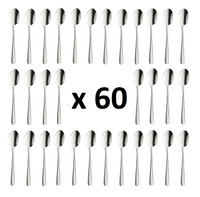 AMEFA sztućce Astoria zestaw 60 łyżeczki do herbaty ciasta  komplet dla 60 osób bez niklu do gastronomii baru kawiarni restauracji